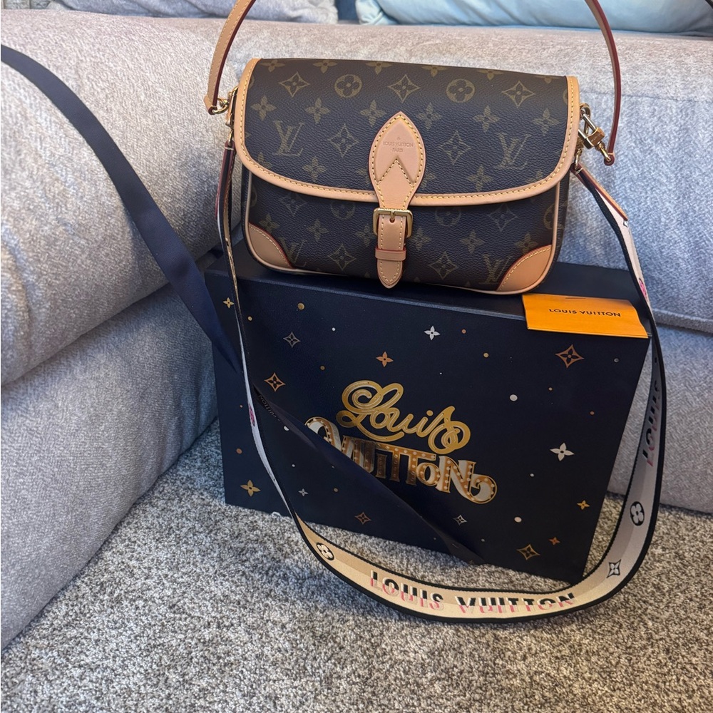 Louis Vuitton Dark Brown Monogram Crossbody Bag